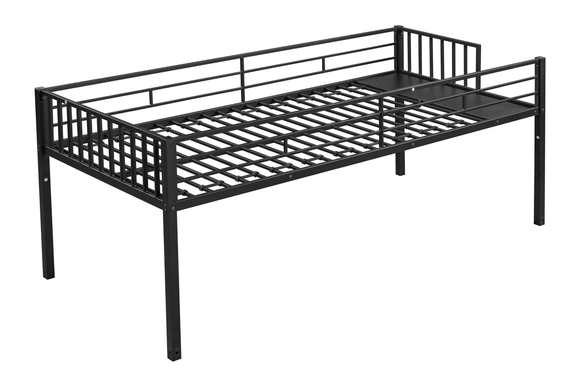 Sturdy Metal Triple Twin Bunk Bed - Easily Separates into 3 Individual Beds- USA