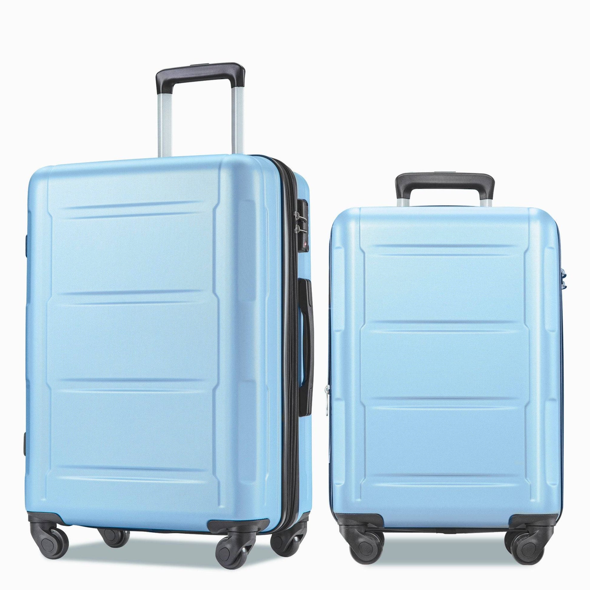 2-Piece Expandable Hardside Spinner Luggage Set with TSA Lock USA