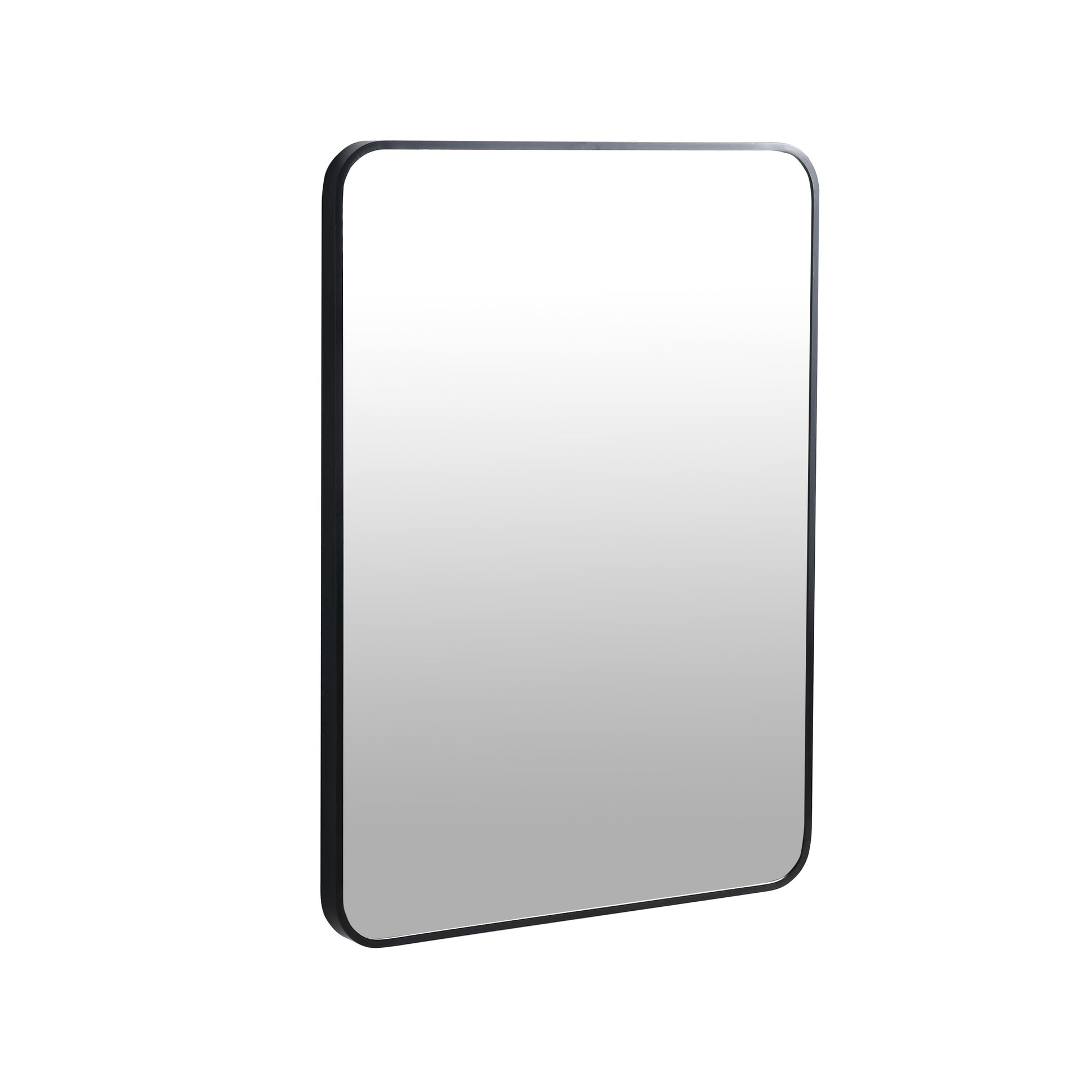 24x32 Inch Decorative Wall Mirror with Black Aluminum Frame USA