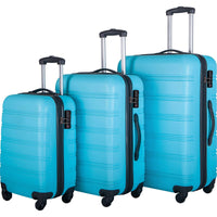 3-Piece Hardside Spinner Luggage Set with TSA Lock USA