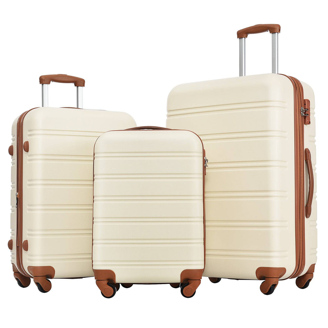 3-Piece Hardside Spinner Luggage Set with TSA Locks USA