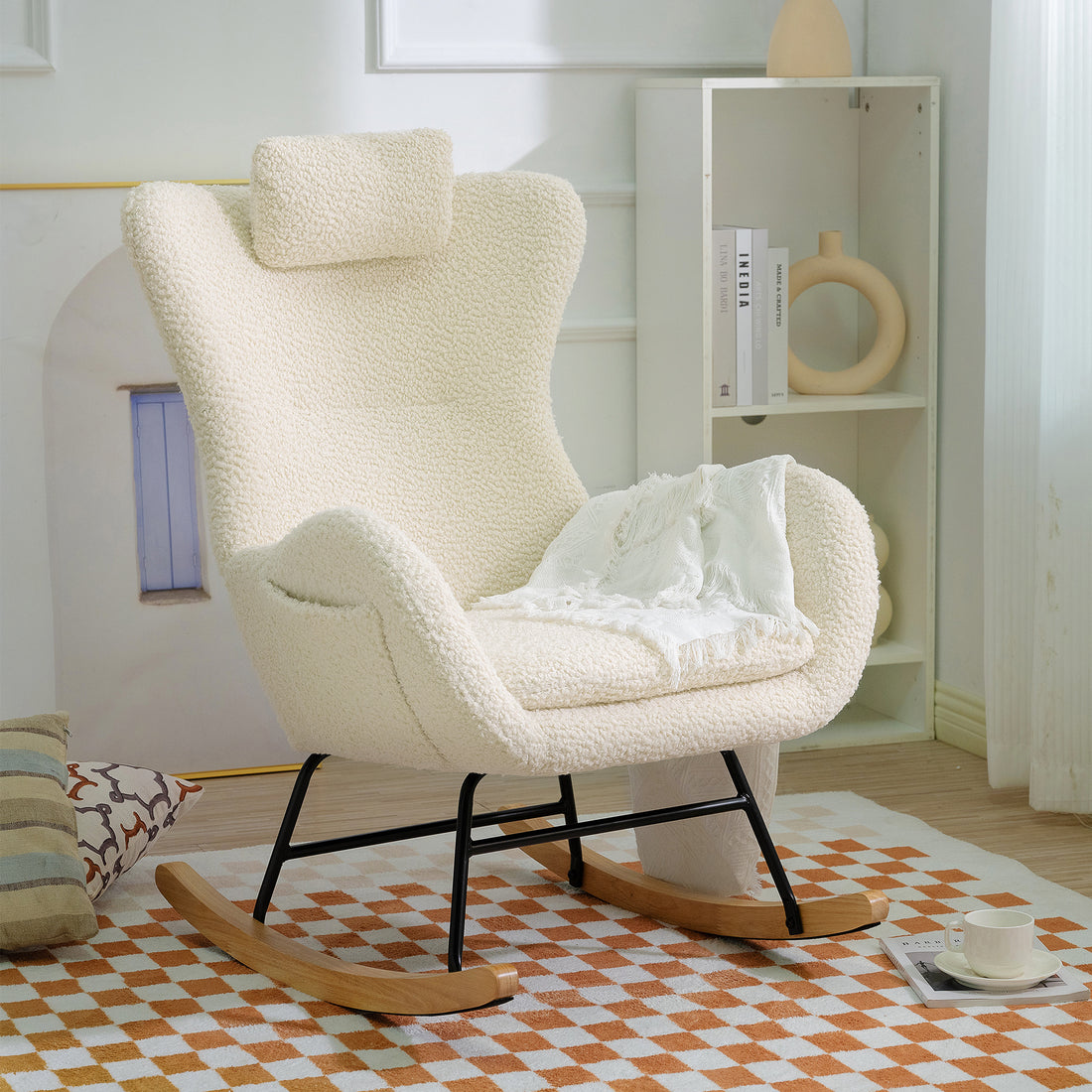 Furnistra's Luxurious Rocking Chair for Nursery & Home