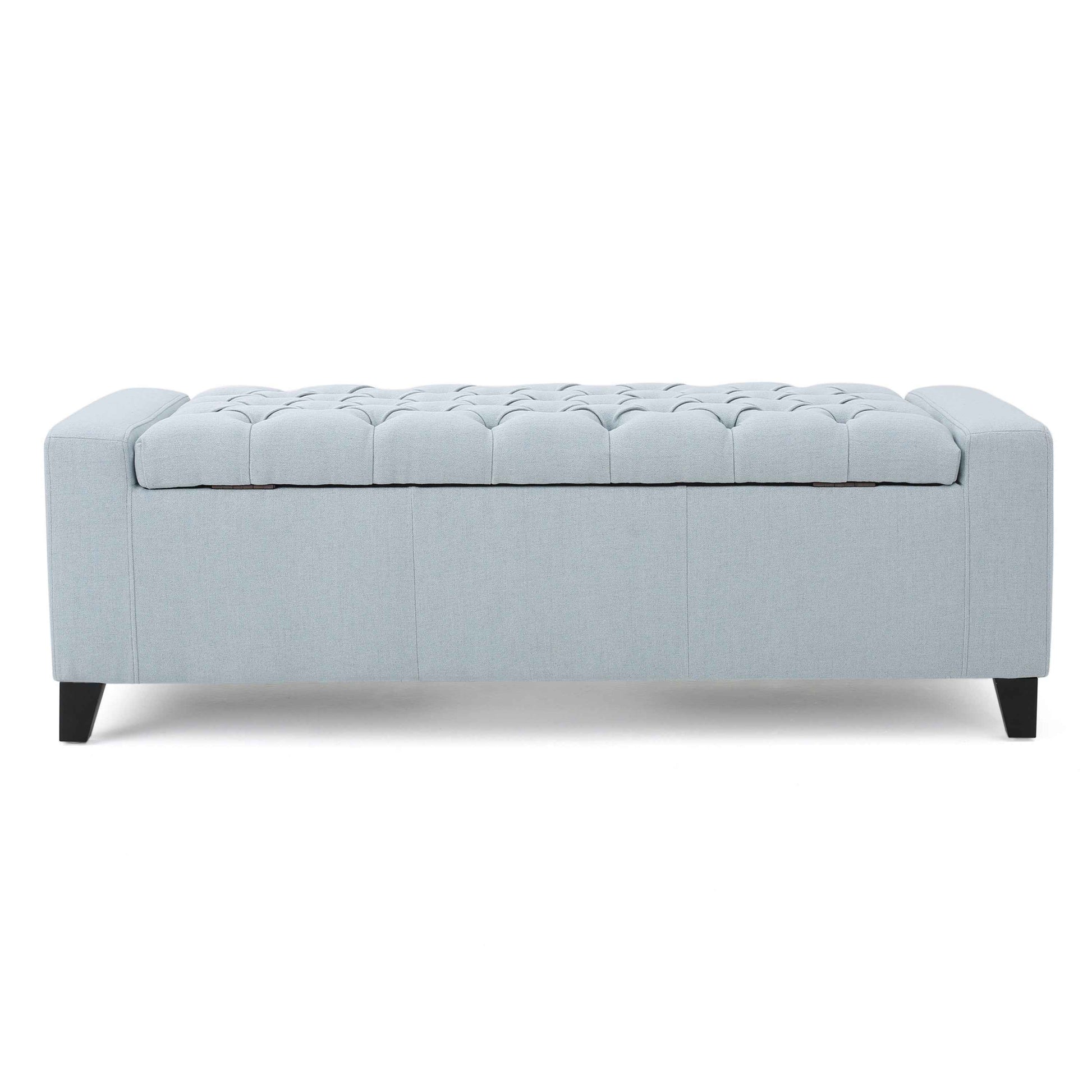 Elegant Tufted Velvet Chaise Lounge in Gray