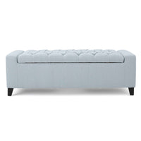 Elegant Tufted Velvet Chaise Lounge in Gray