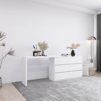 6-Drawer Chest of Drawers in White by Furnistra USA