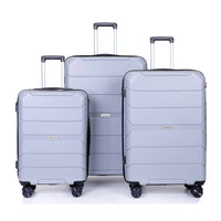 Premium Hardshell Spinner Luggage Set - 3 Piece Lightweight Carry-On, 24" & 28" Suitcases with TSA Lock