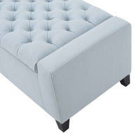 Elegant Tufted Velvet Chaise Lounge in Gray