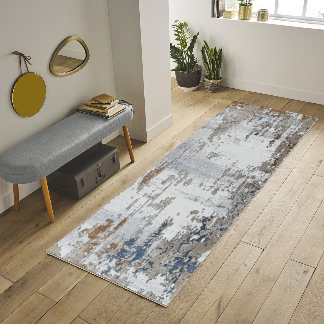 Affordable Abstract Area Rug for Living Room and Bedroom USA