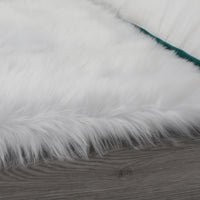 Affordable Fluffy Furnistra Faux Fur Area Rug USA