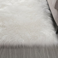 Affordable Fluffy Furnistra Faux Fur Area Rug USA