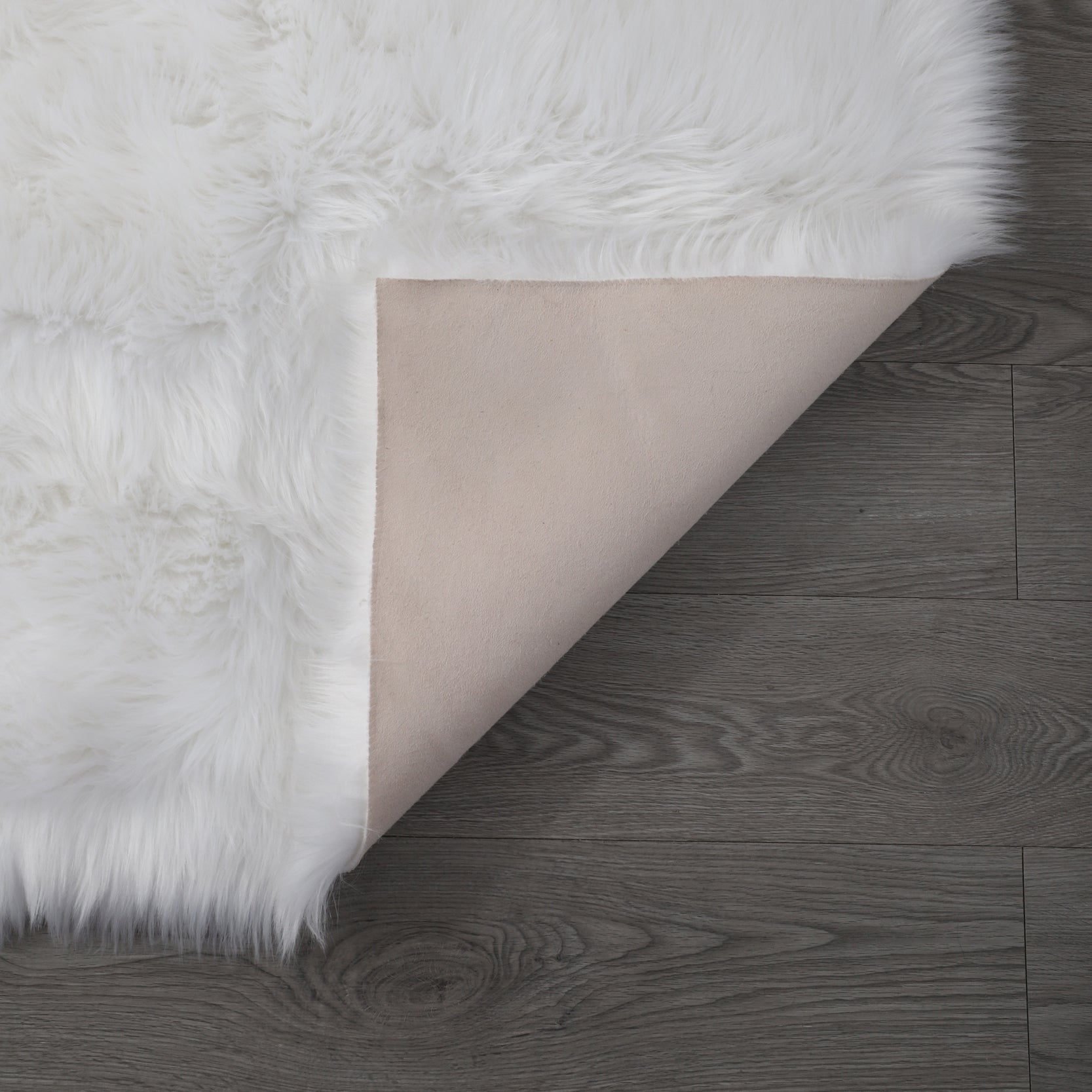 Affordable Fluffy Furnistra Faux Fur Area Rug USA