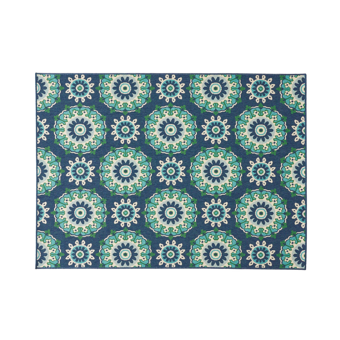 Affordable High-Quality Outdoor Patio Rug - Decorative Floral Design USA