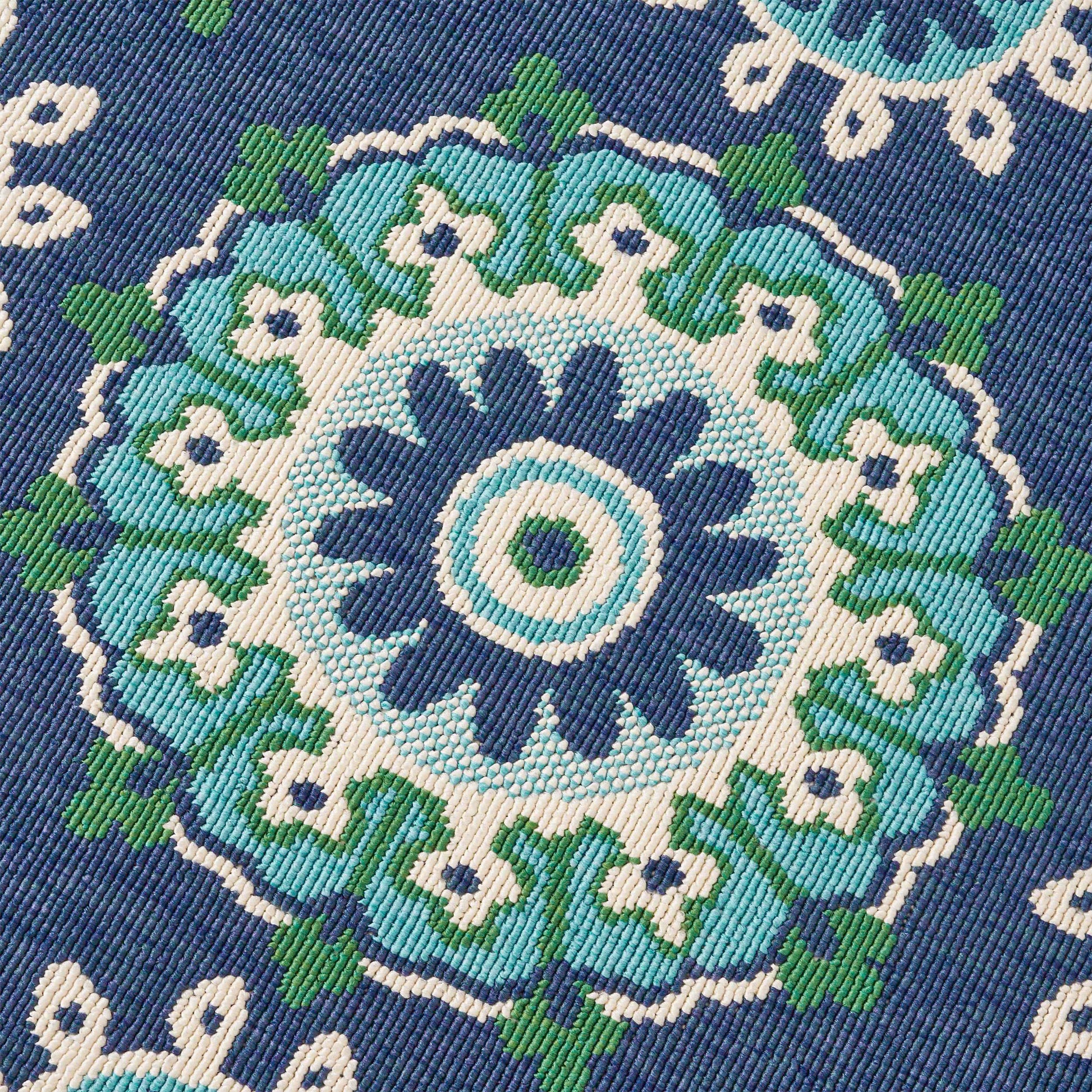 Affordable High-Quality Outdoor Patio Rug - Decorative Floral Design USA