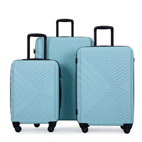 Affordable Lightweight Luggage Set - 3 Piece ABS Spinner Suitcases USA