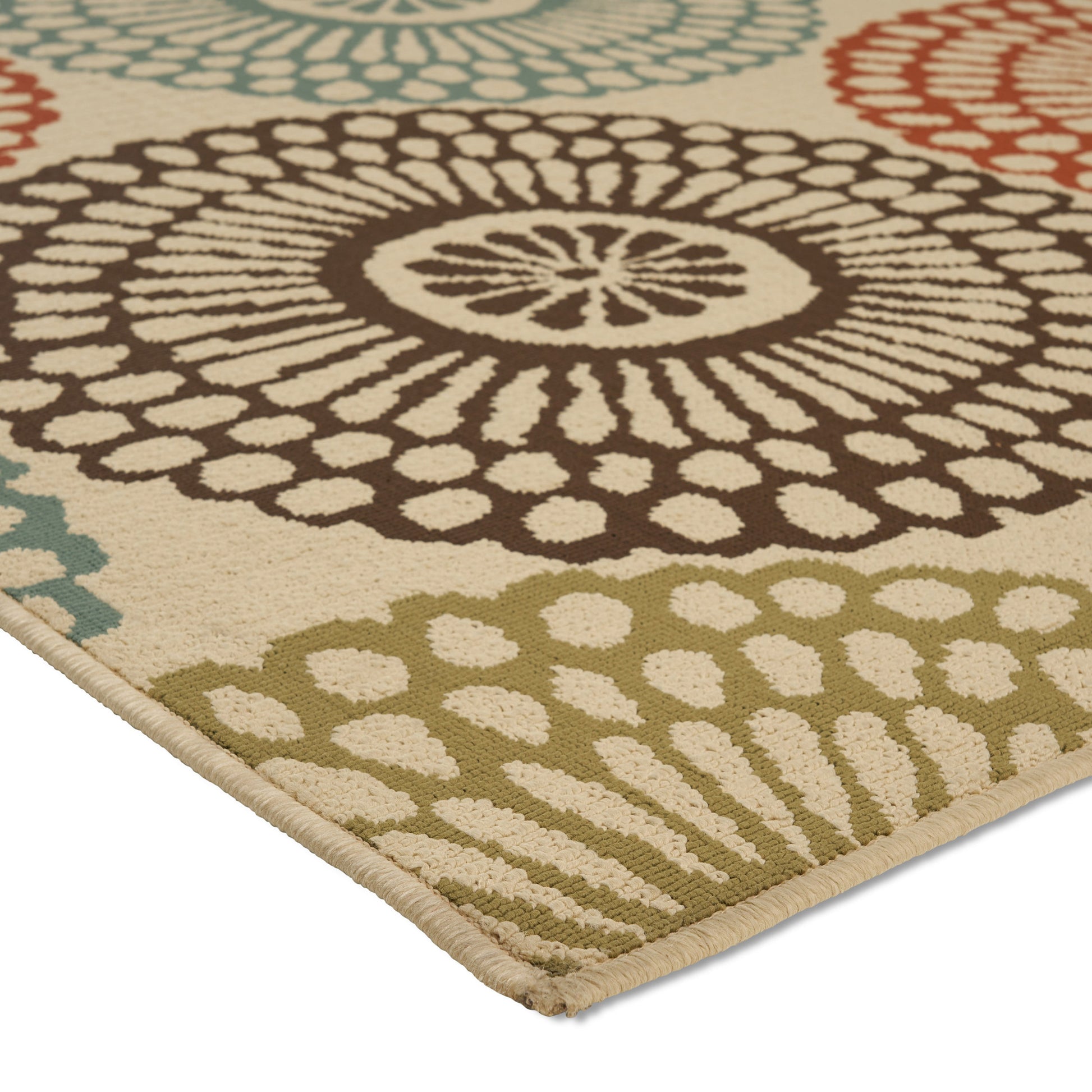 Affordable Modern Circular Area Rug with Neutral Tones USA