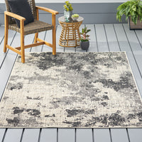 Affordable Modern Marble-Look Patio Area Rug USA