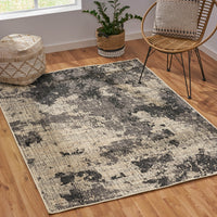 Affordable Modern Marble-Look Patio Area Rug USA