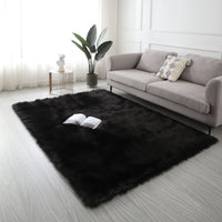 Affordable Plush Faux Fur Rug for Bedroom USA