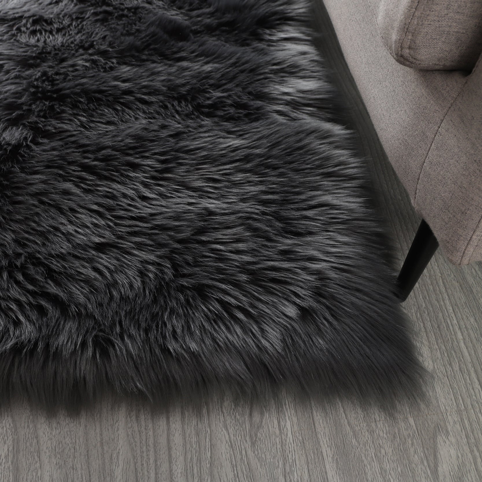 Affordable Plush Faux Fur Rug for Bedroom USA