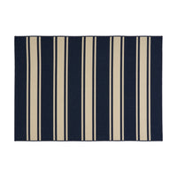 Affordable Striped Outdoor Polypropylene Rug - 53 x 7 USA