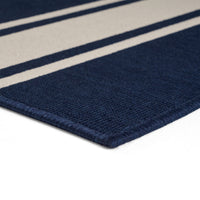 Affordable Striped Outdoor Polypropylene Rug - 53 x 7 USA