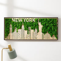 Captivating New York City Skyline Metal Wall Art USA