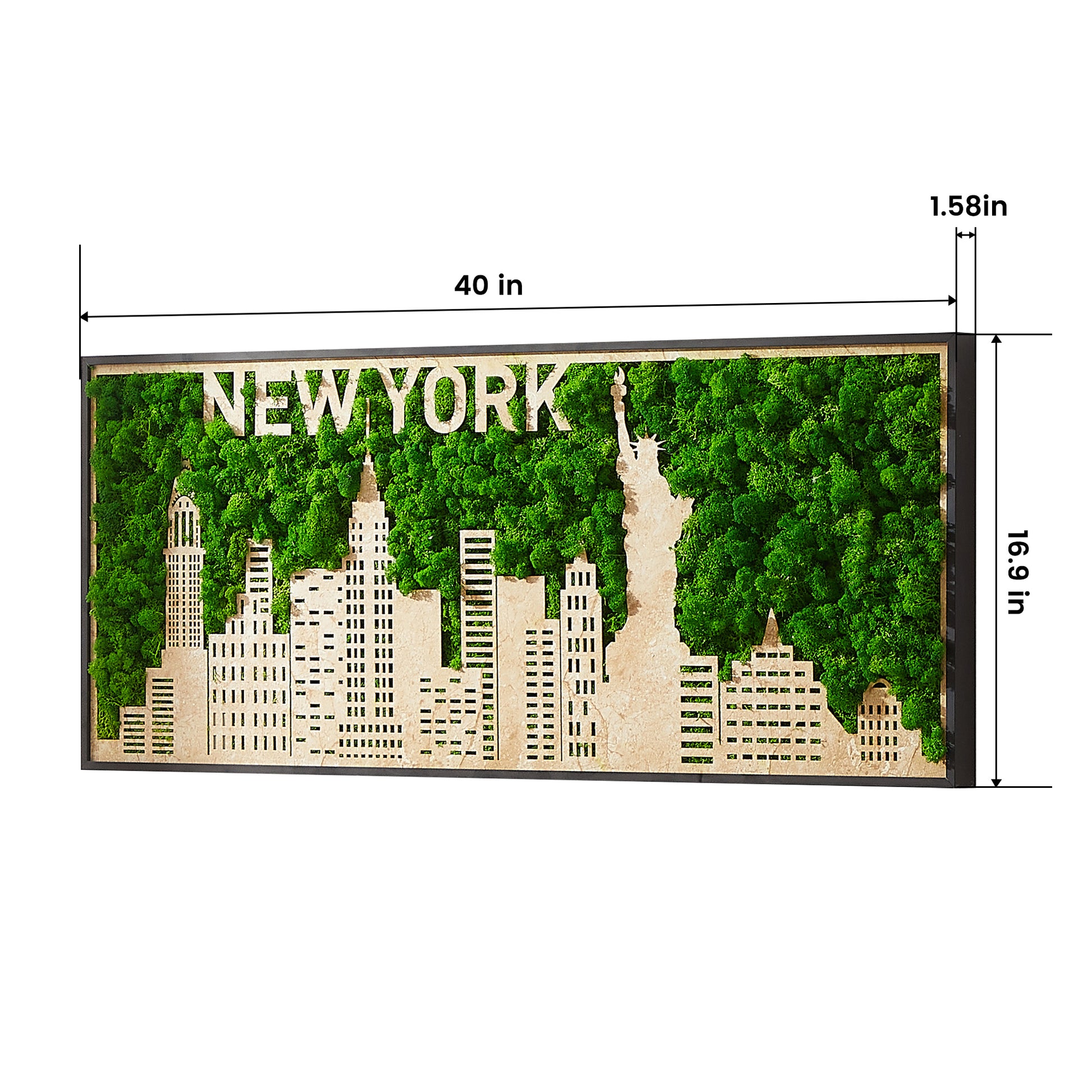 Captivating New York City Skyline Metal Wall Art USA