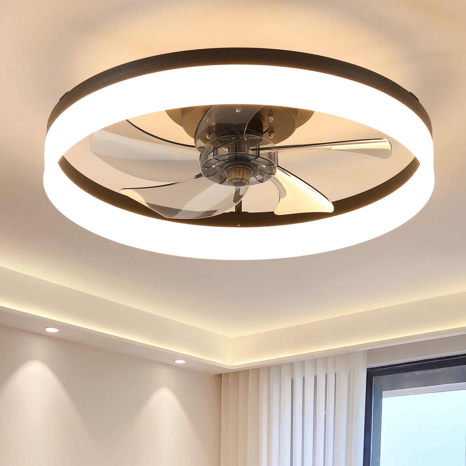 Ceiling Fan with Lights Dimmable LED USA