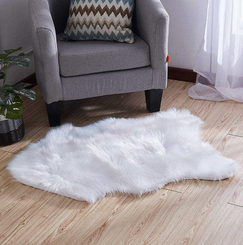 Chic Faux Fur Area Rug for Modern Farmhouse Spaces USA