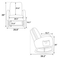 Classic Modern Rocking Chair for Nursery and Living Room USA