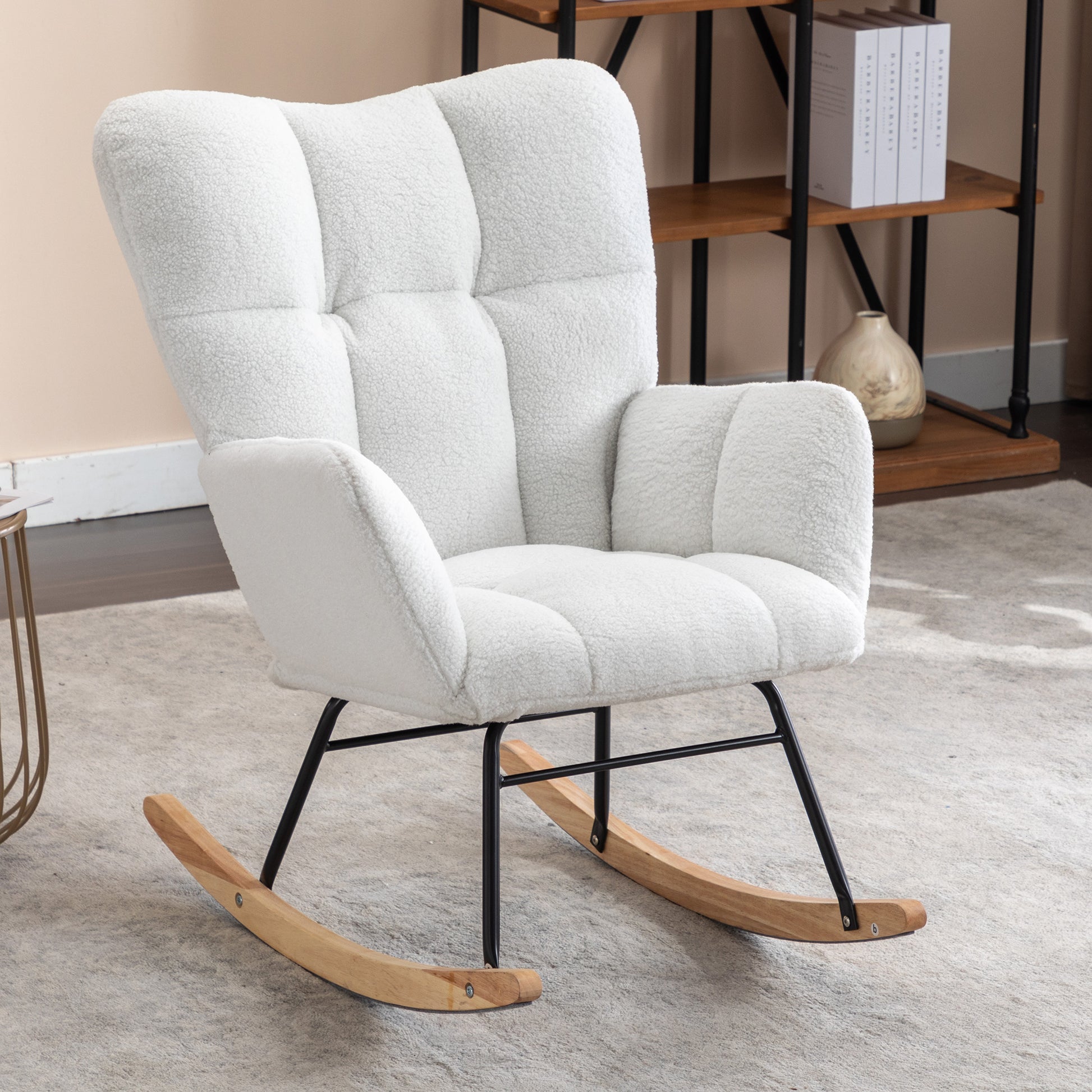 Comfortable Padded Nursery Rocking Chair USA