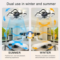 Elegant 19.7 Inch Ceiling Fan with Butterfly Design USA