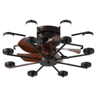 Elegant 22-Inch Modern Ceiling Fan with LED Light Fixtures USA