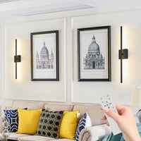 Elegant 28-Inch Modern LED Wall Sconce Duo USA