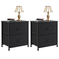 Elegant 3-Drawer Dresser with Metal Frame and Wood Top in Black USA