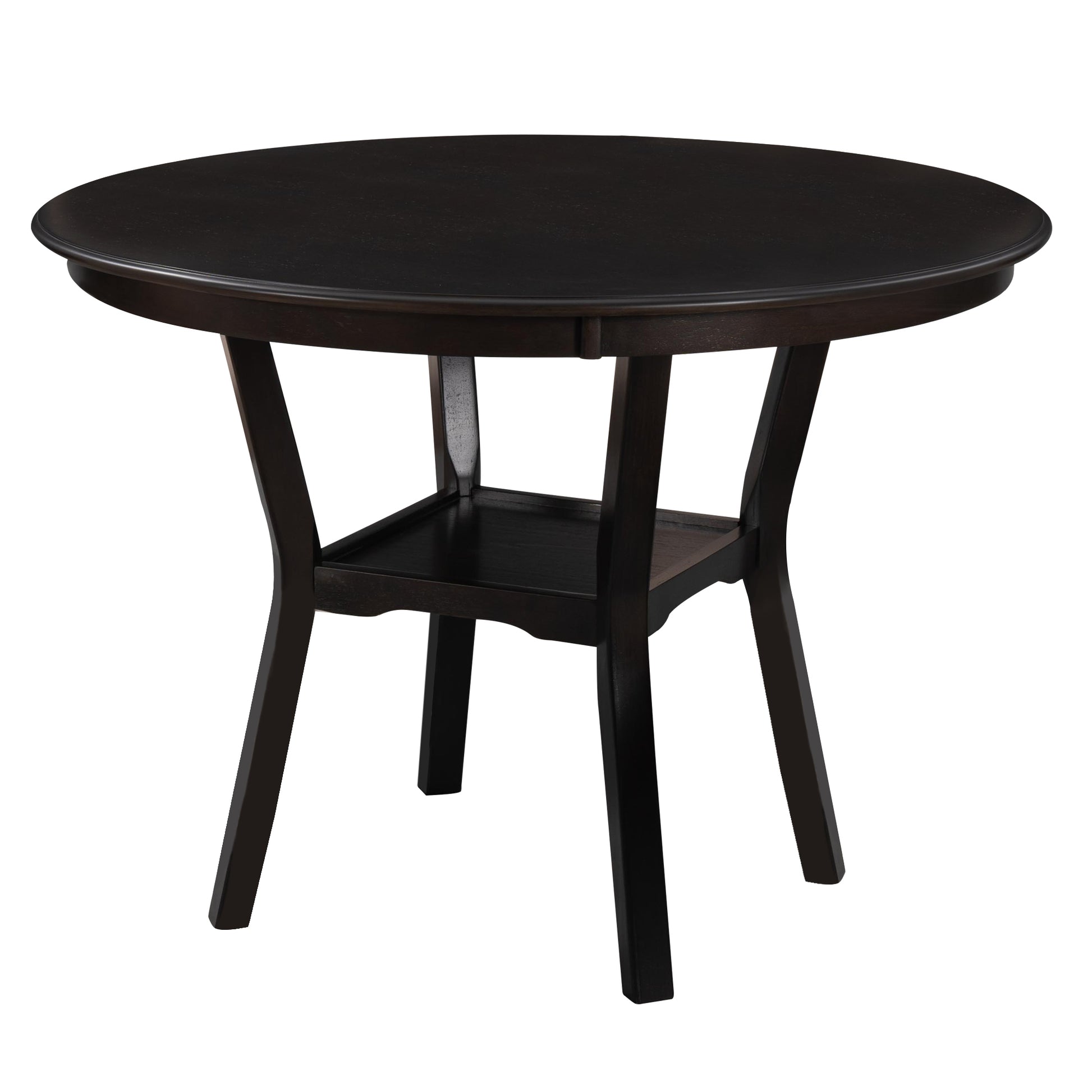 Elegant 5-Piece Round Dining Set with Upholstered Chairs USA