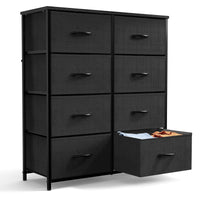 Elegant 7-Drawer Dresser in Black USA