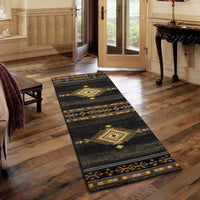 Elegant Contemporary Black and Gold Area Rug USA