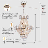 Elegant Contemporary Chandelier for Luxurious Living USA