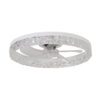 Elegant Crystal Chandelier with Dimmable LED Lights and Remote Control USA