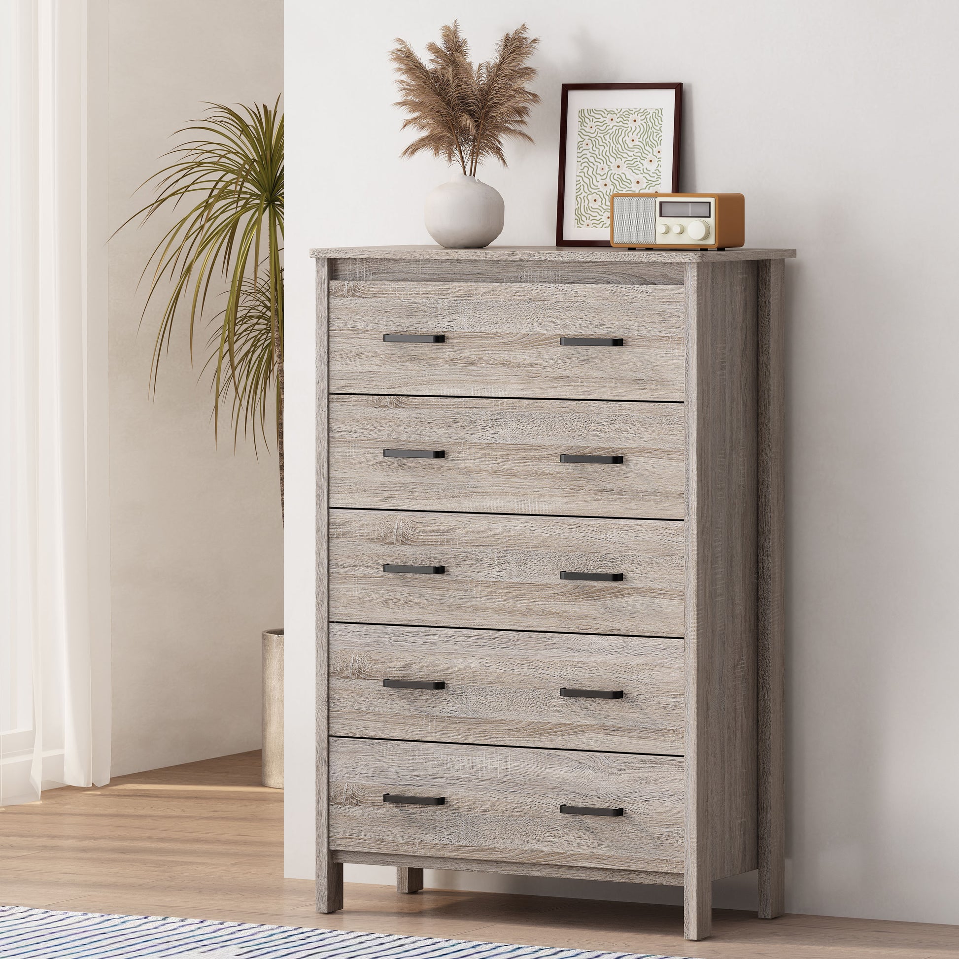 Elegant Farmhouse 6-Drawer Chest USA