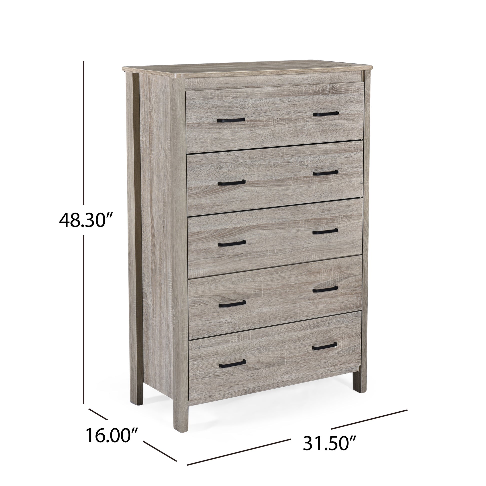 Elegant Farmhouse 6-Drawer Chest USA