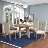 Elegant Farmhouse Dining Room Set with Extendable Table USA