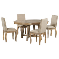 Elegant Farmhouse Dining Room Set with Extendable Table USA