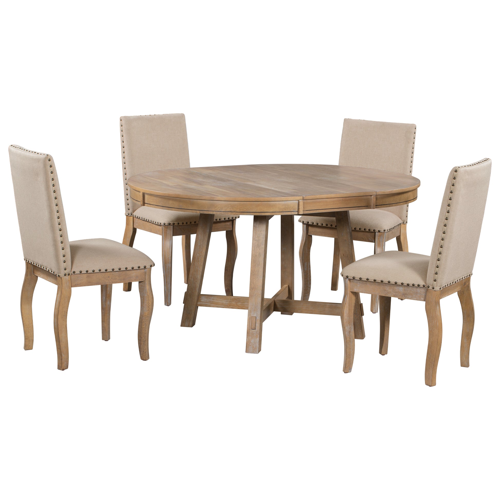 Elegant Farmhouse Dining Room Set with Extendable Table USA