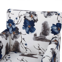 Elegant Floral Upholstered Accent Chair USA