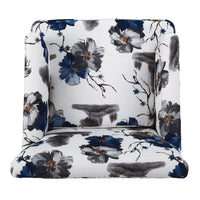 Elegant Floral Upholstered Accent Chair USA