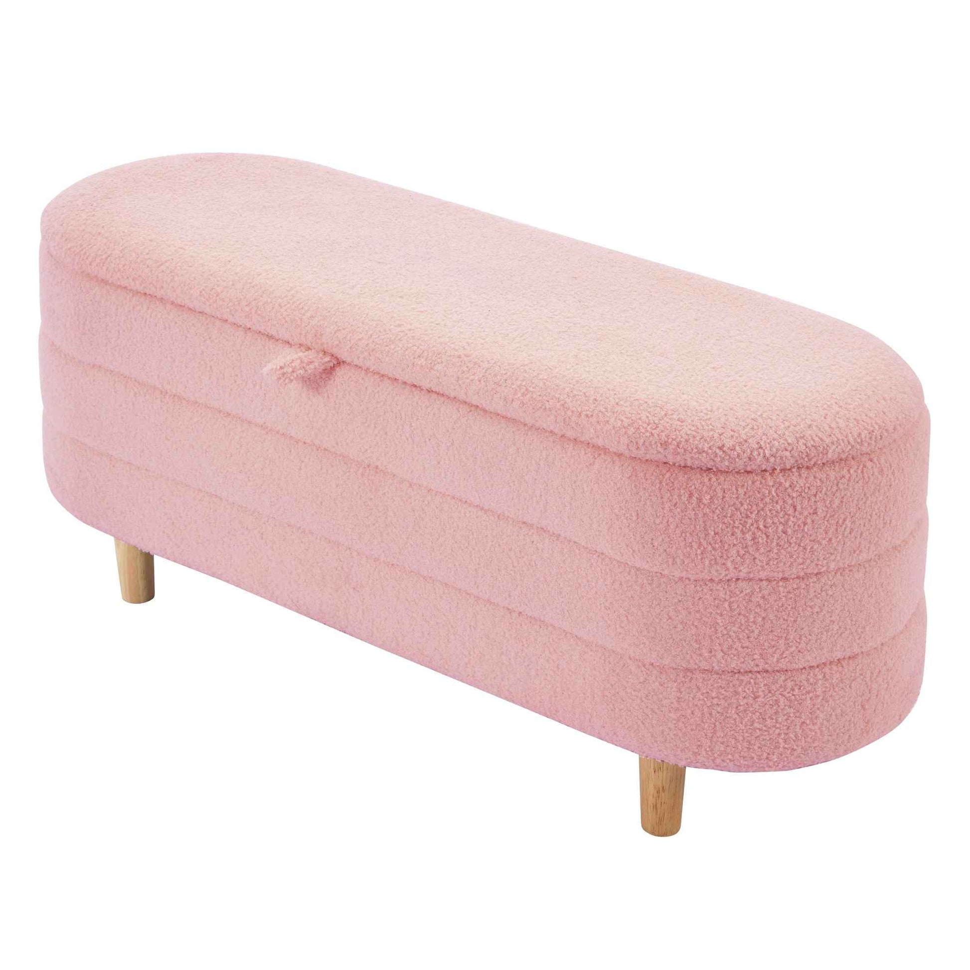 Elegant Flower-Inspired Twin Upholstered Bed with Storage Ottoman