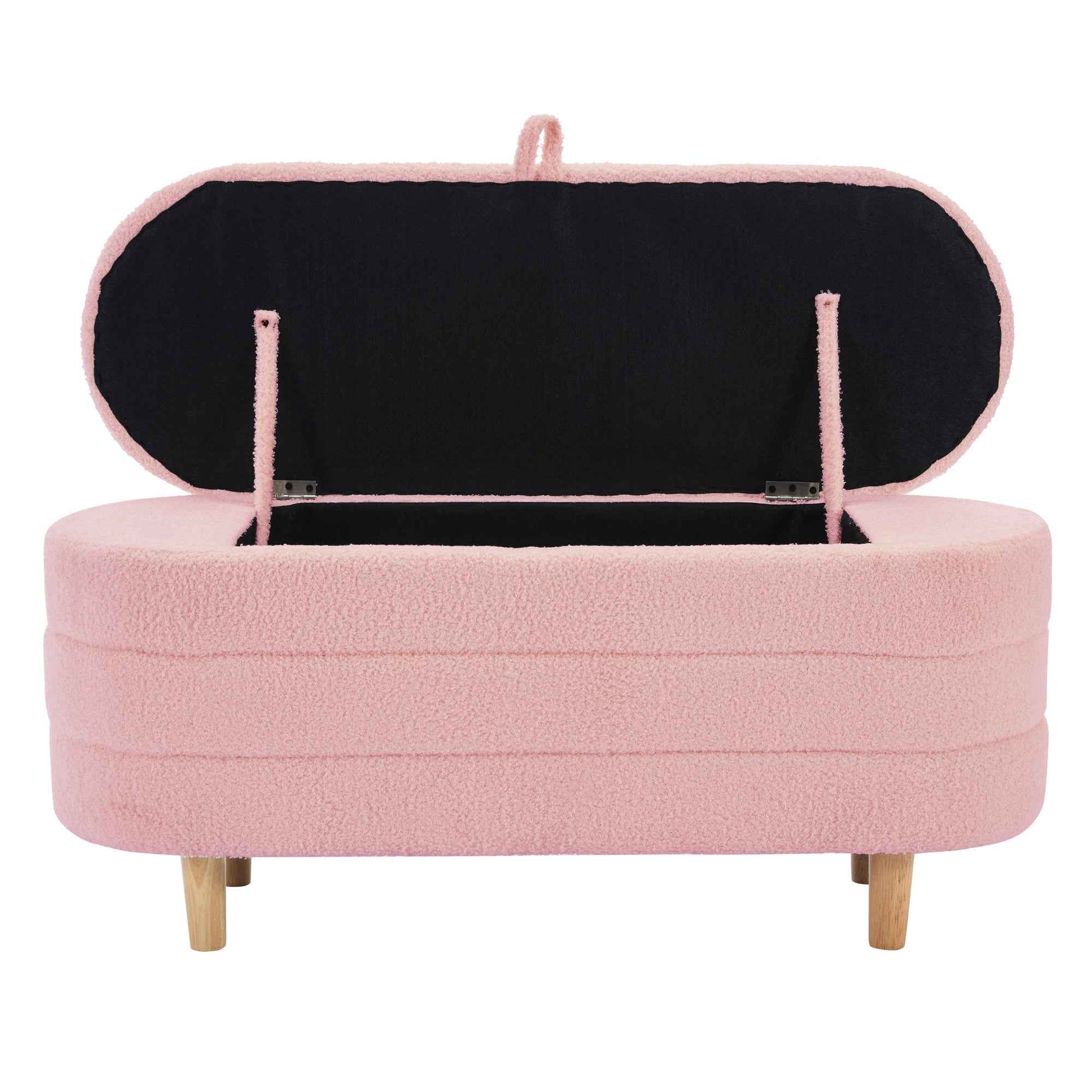 Elegant Flower-Inspired Twin Upholstered Bed with Storage Ottoman