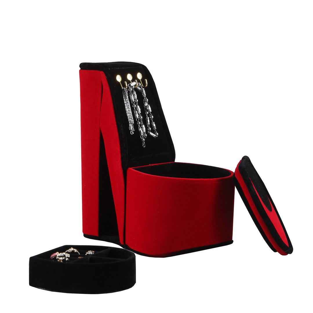 Elegant High Heel Shoe Display Jewelry Box